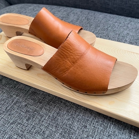 Madewell The Evelyn Slide Clogs - Size 9 - Brown/Tan - Picture 3 of 15